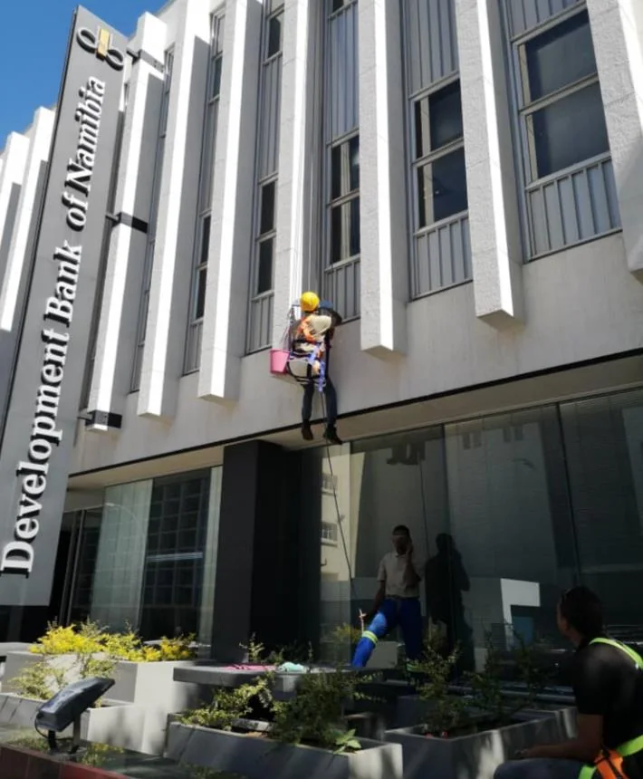 High Rise Cleaners at development bank of namibia