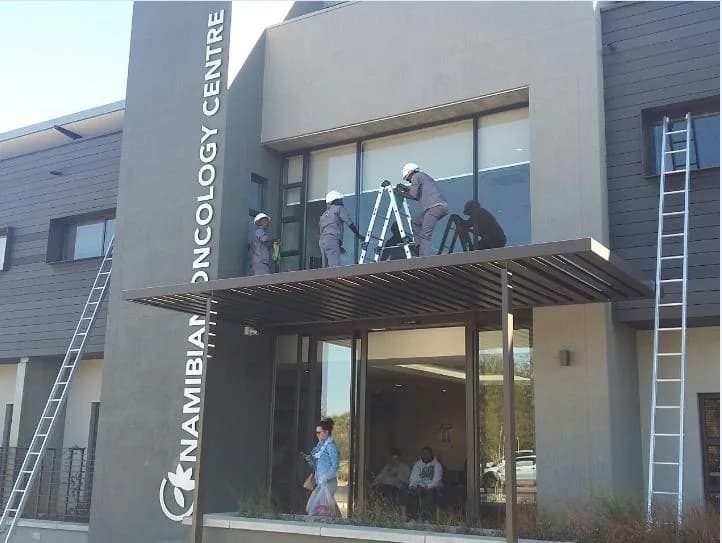 High Rise Cleaners at namibian oncology centre