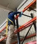 packaging racks cleaning by High Rise Cleaners