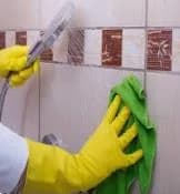 walls tiles cleaning by High Rise Cleaners