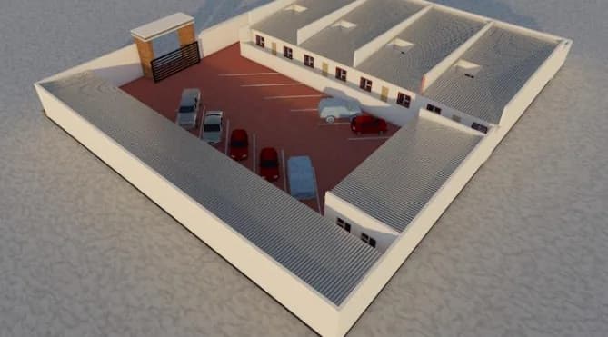 aerial 3d render