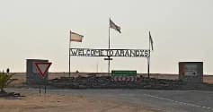 arandis welcome sign